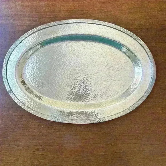 Homan Made In USA Sheffield Quality Wm Mounts Tray Plated On Nickel Hammered - Picture 8 of 8